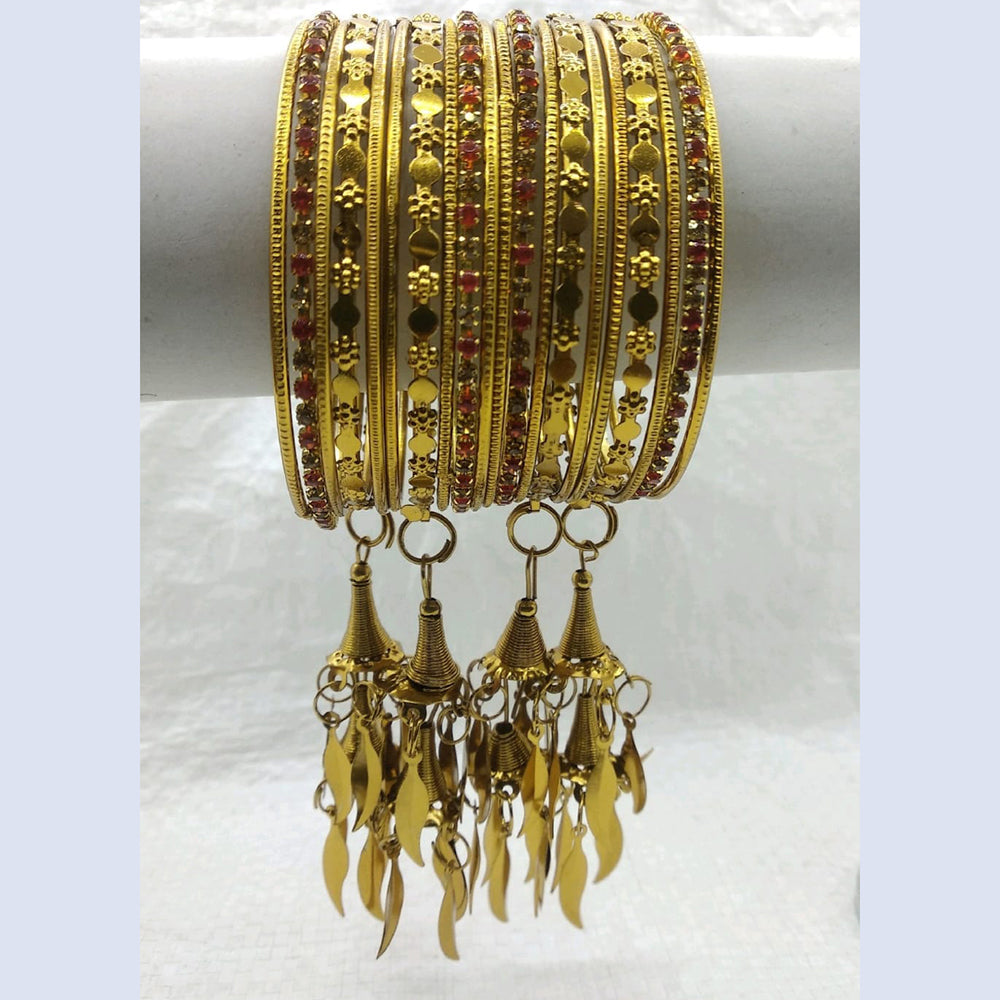Star Bangles Gold Plated Bangle Set