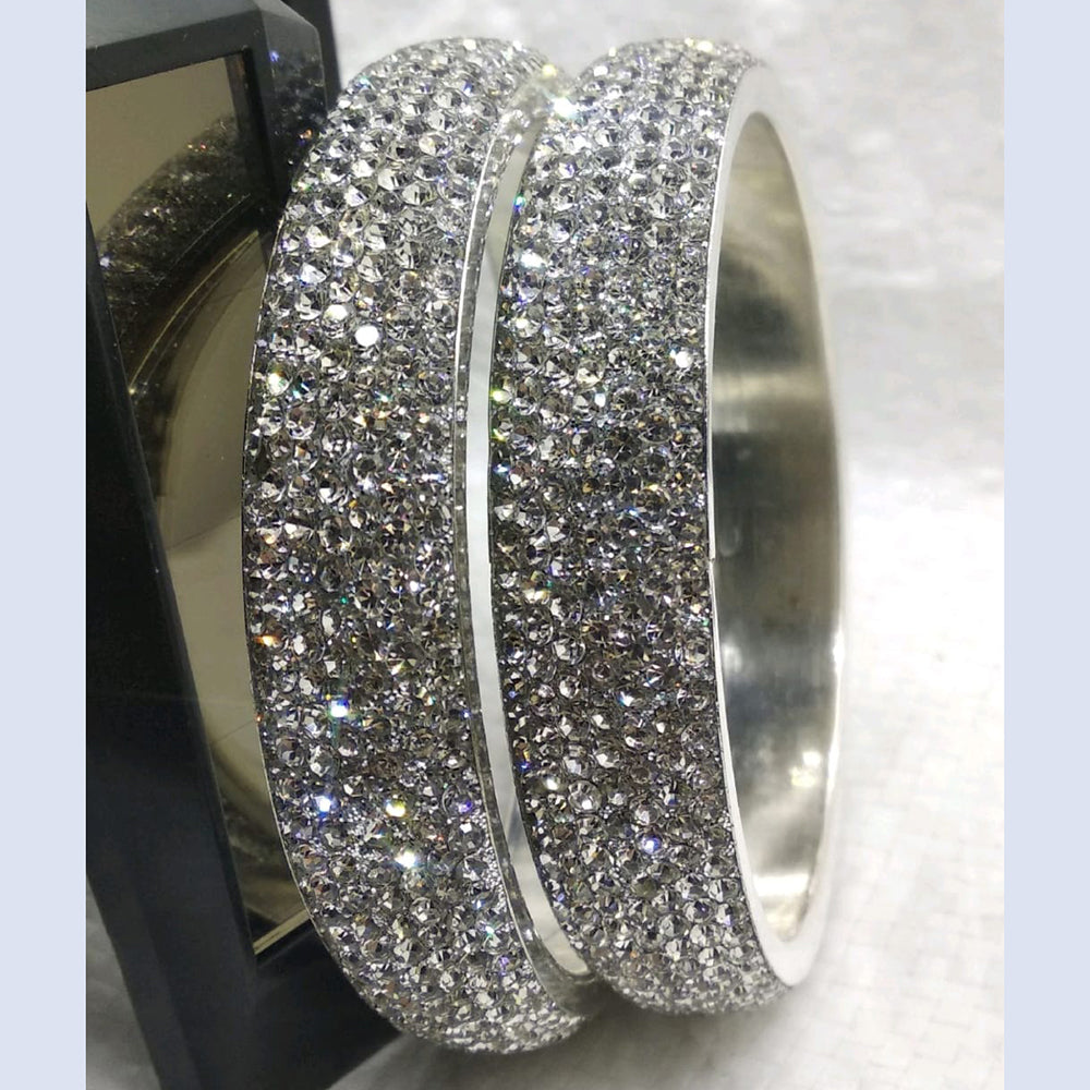 Star Bangles Silver Plated Bangle Set