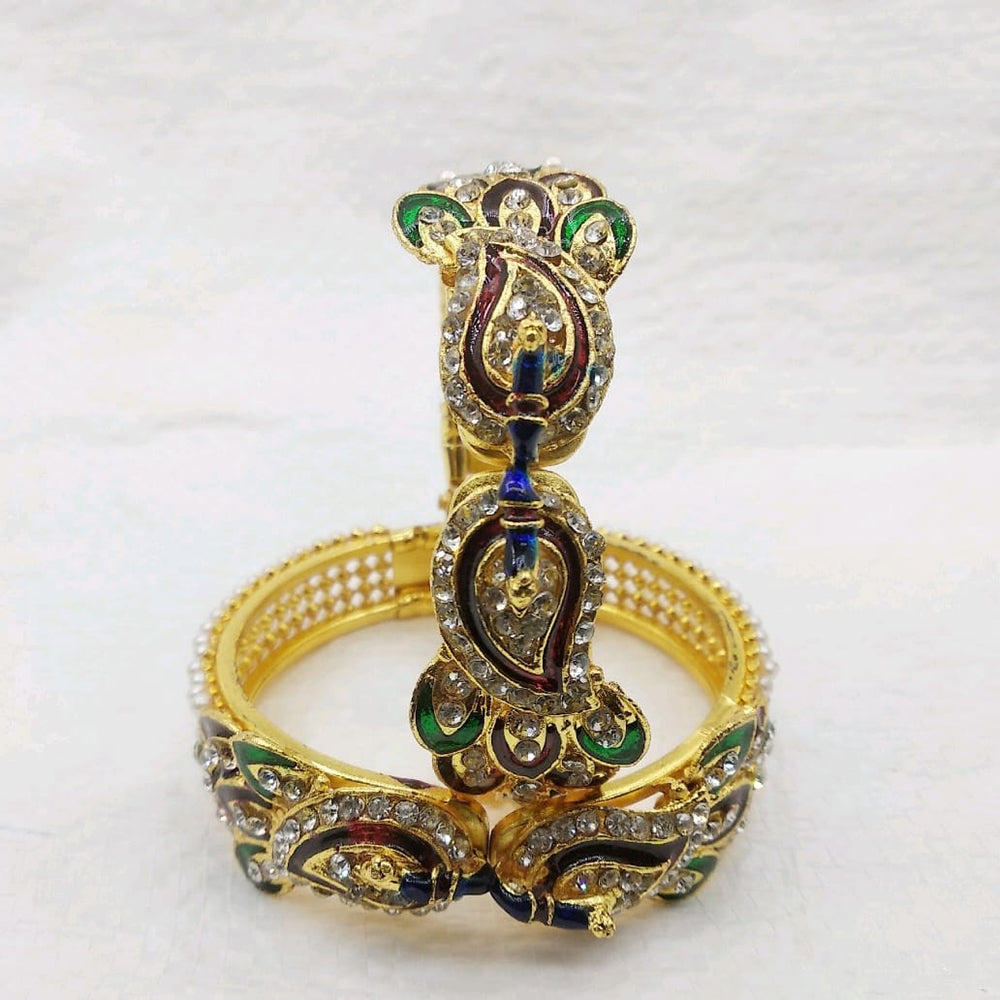 Star Bangles Gold Plated Bangle Set