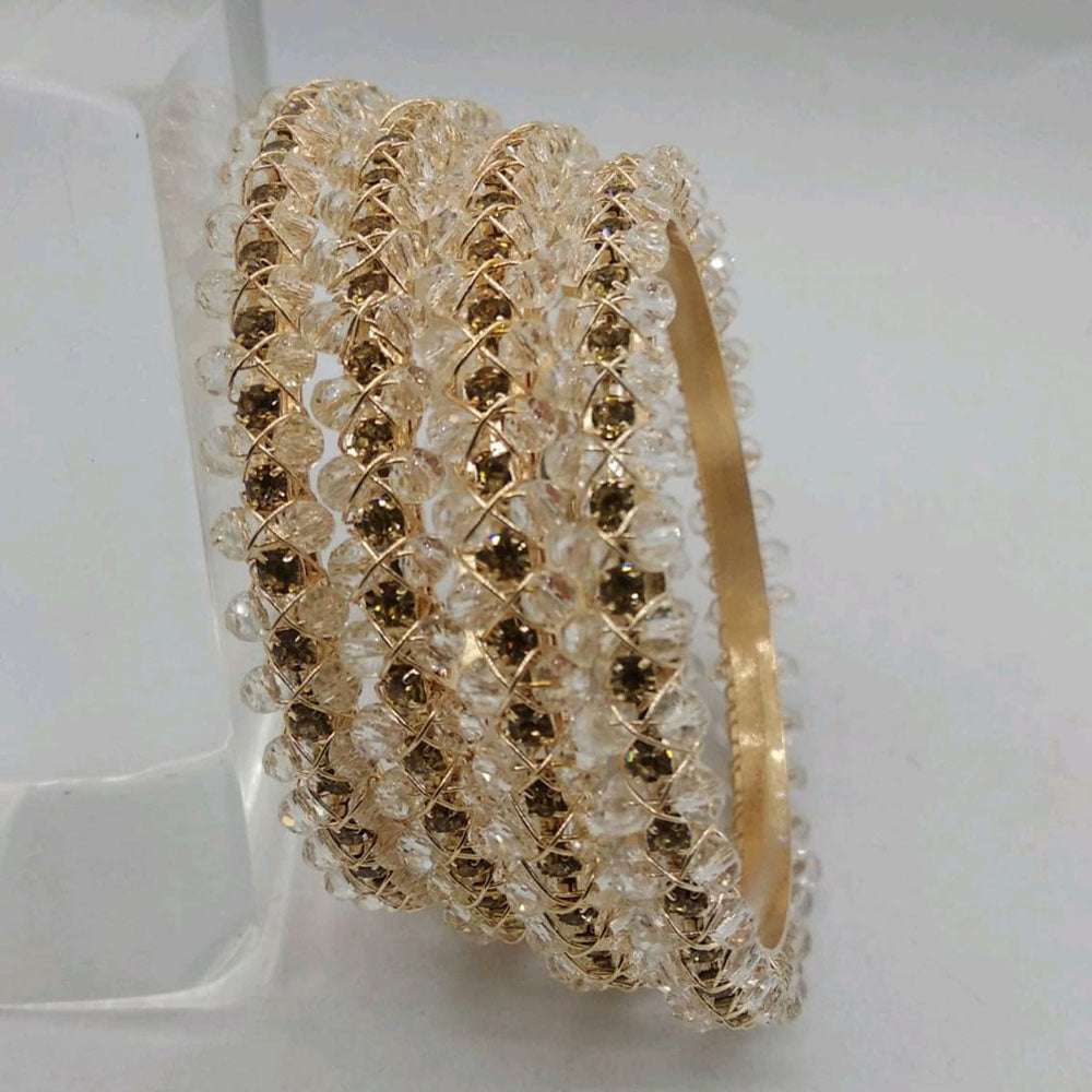 Star Bangles Rose Gold Plated Bangle Set