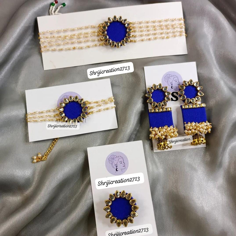 Shrijicreation Gold Plated Handmade Combo Necklace Set