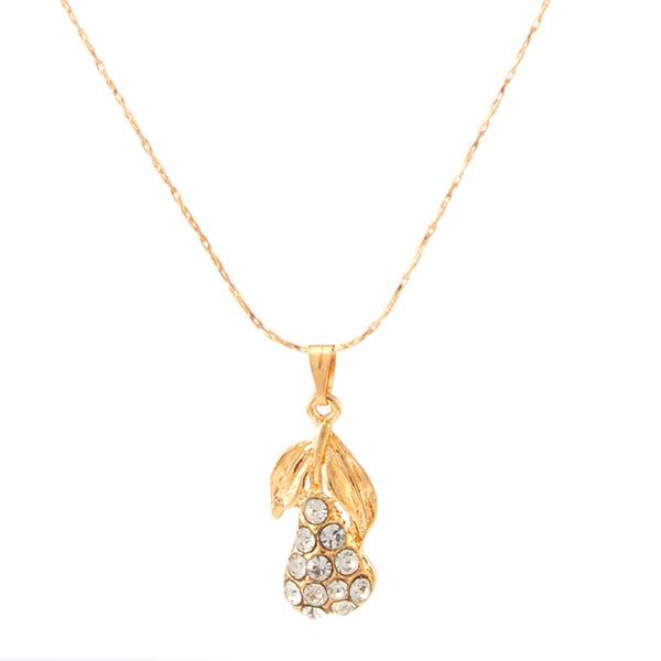 Regina Austrian Stone Gold Plated Chain Pendant - 1202623