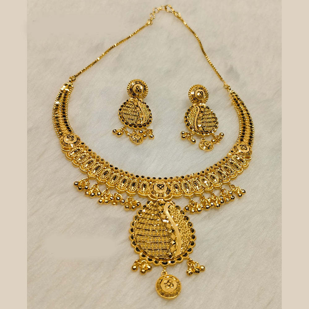 Sunrise Gold Forming Necklace Set