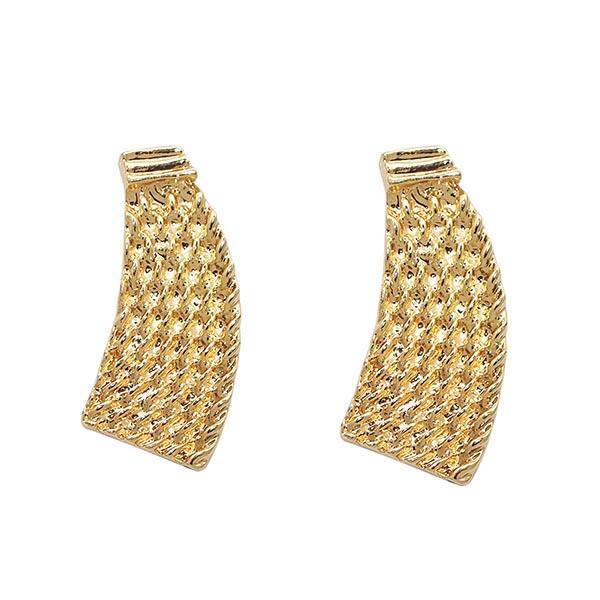 Beadside Gold Plated Stud Earrings - 1302842