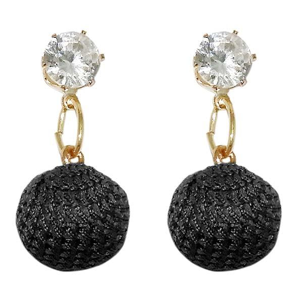 Urthn Austrian Stone Gold Plated Dangler Earrings - 1310904B