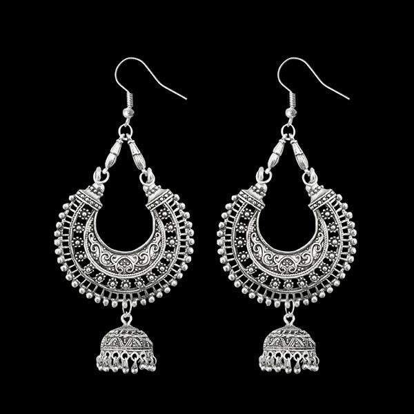 Jeweljunk Oxidised Afghani Earrings - 1311278