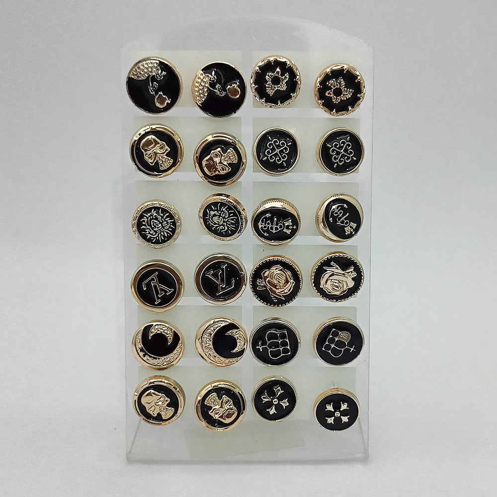 14Fashions Set of 12 Stud Earrings Combo