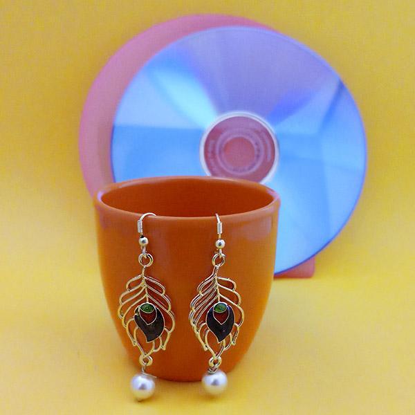 Urthn Fashions Blue Meenakari Earrings - 1314403D