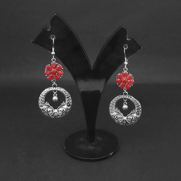 Jewljunk Oxidised Stone Dangler Earrings - 1314556B