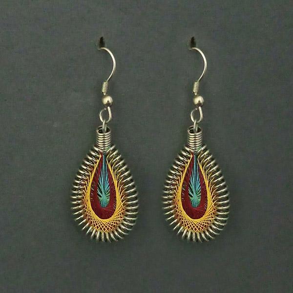 Tip Top Fashions Rhodium Plated Multi Thread Dangler Earrings - 1316101S