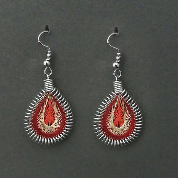 Tip Top Fashions Rhodium Plated Multi Thread Dangler Earrings - 1316102H