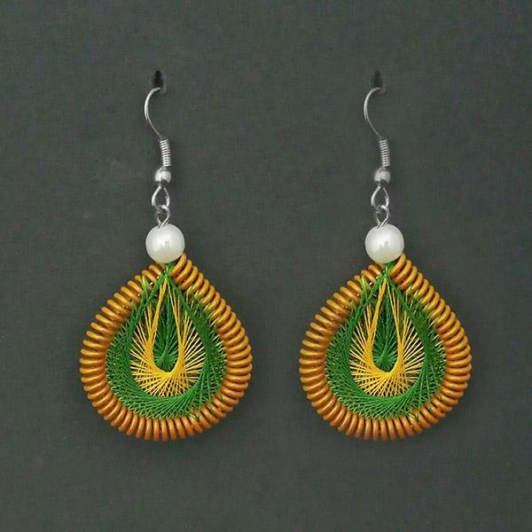 Tip Top Fashions Rhodium Plated Multi Thread Dangler Earrings - 1316108M