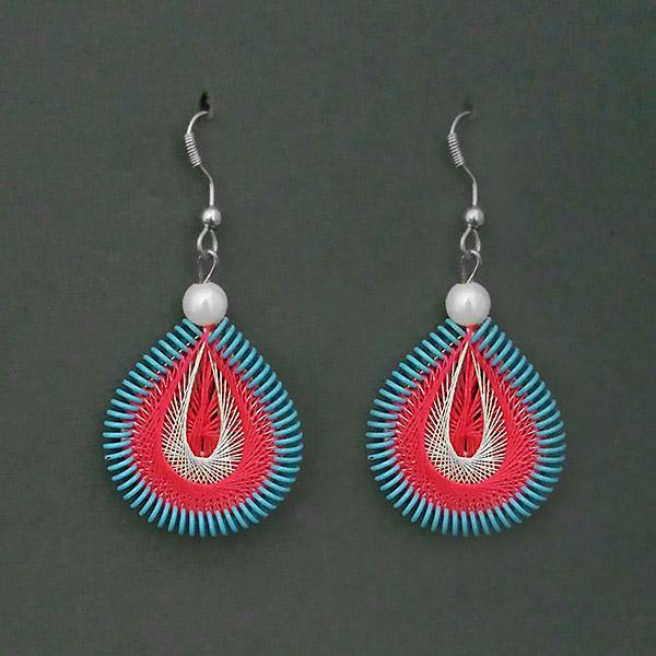 Tip Top Fashions Rhodium Plated Multi Thread Dangler Earrings - 1316108R