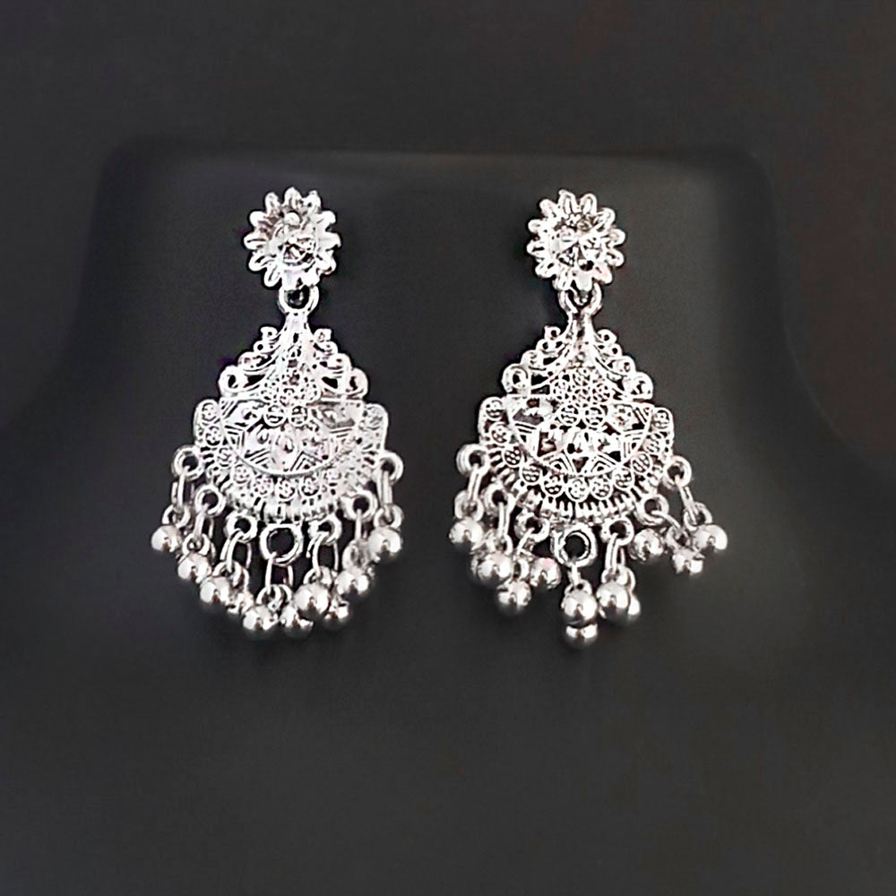 Shubh Arts Oxidised Plated Dangler Earrings