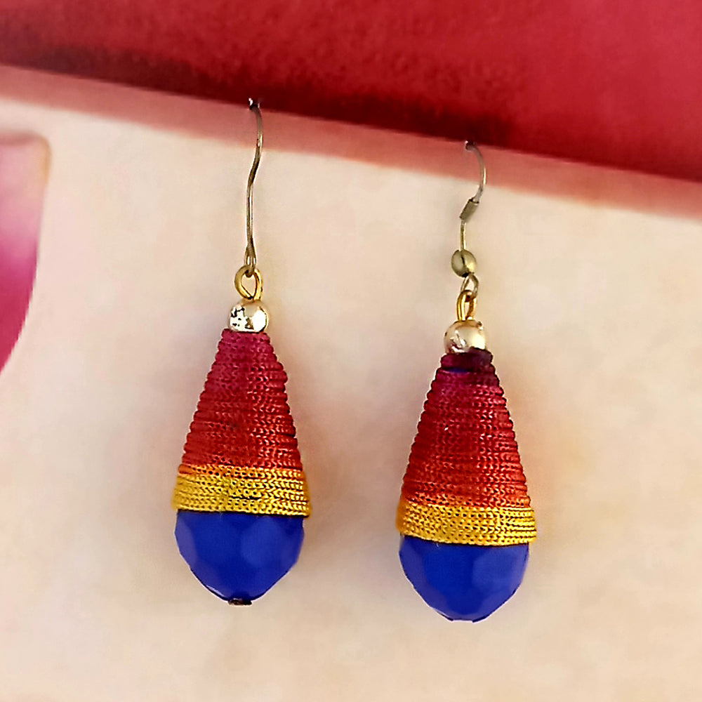 Jeweljunk Multi Gold Plated Thread Pom Pom Earrings – JewelEMarket