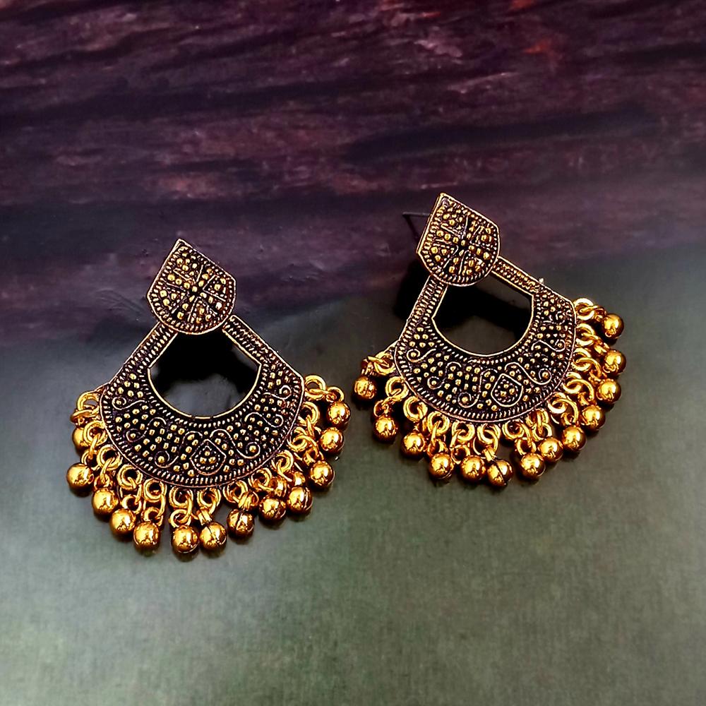 Woma Gold Plated Dangler Earrings - 1318237