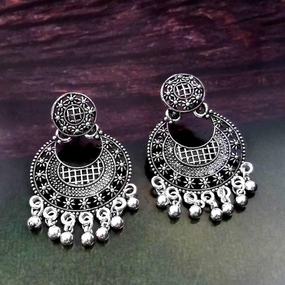 Woma Silver Plated Dangler Earrings - 1318244