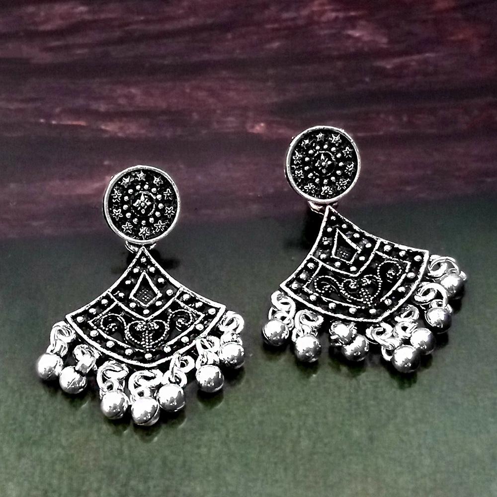 Woma Silver Plated Dangler Earrings - 1318256