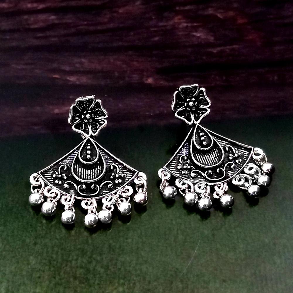 Woma Silver Plated Dangler Earrings - 1318258