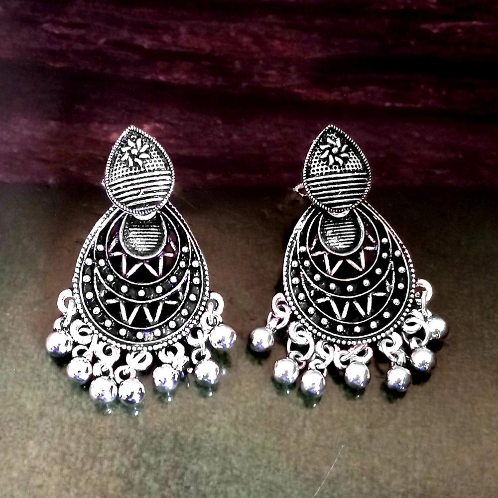 Woma Silver Plated Dangler Earrings - 1318302