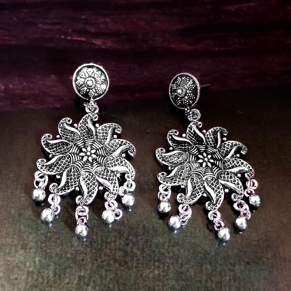 Woma Silver Plated Dangler Earrings - 1318304