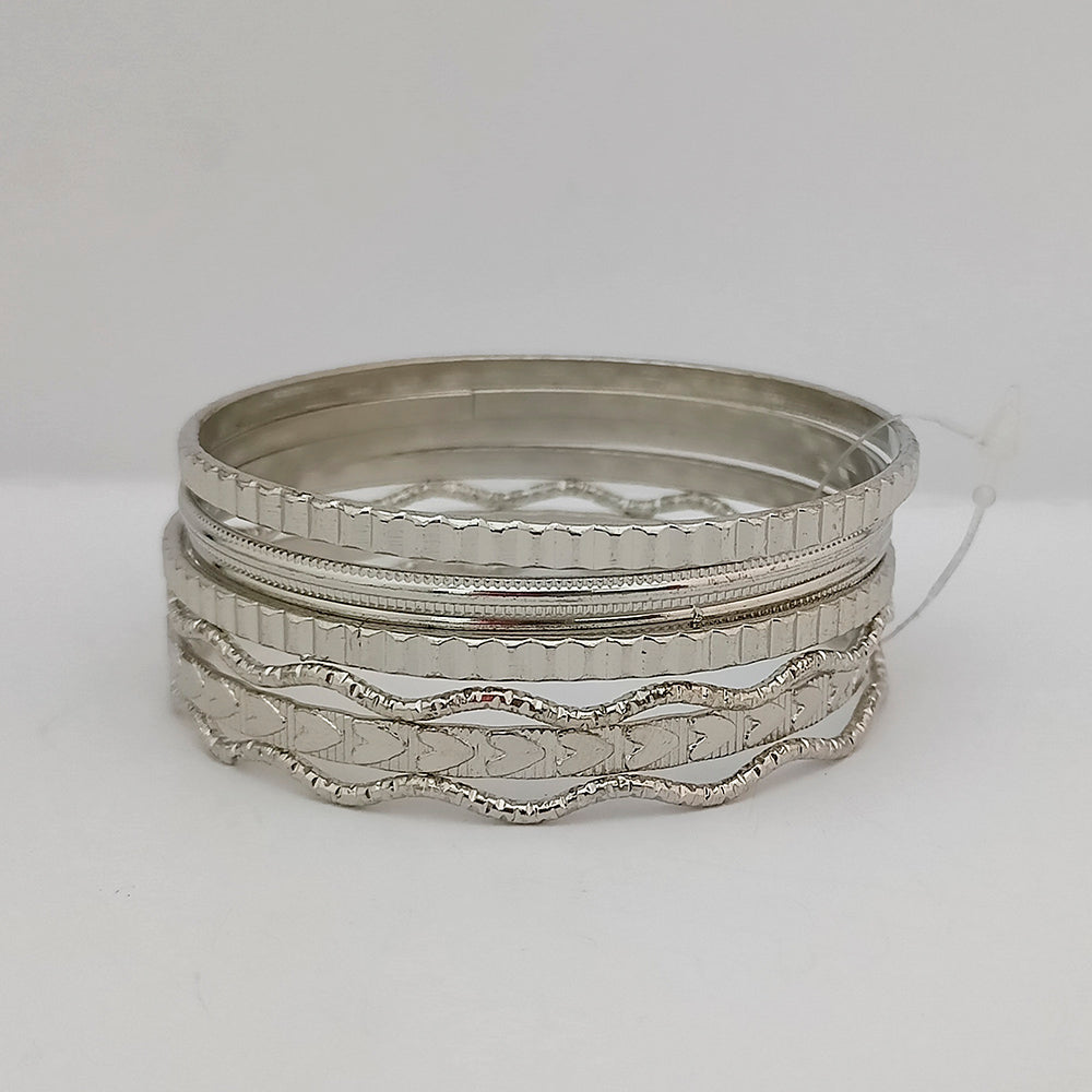 Urthn Silver Plated Bangle Sets