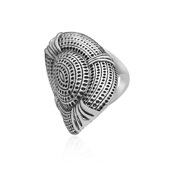 Urthn Rhodium Plated Finger Ring - 1501881_19