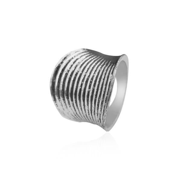 Urthn Rhodium Plated Finger Ring - 1501882_18