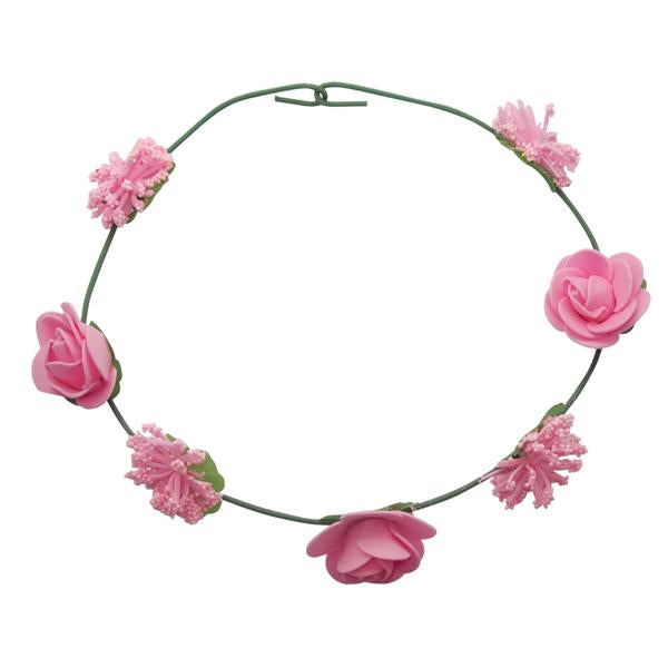Urthn Pink Tiara Rose Flower Crown - 1502105C