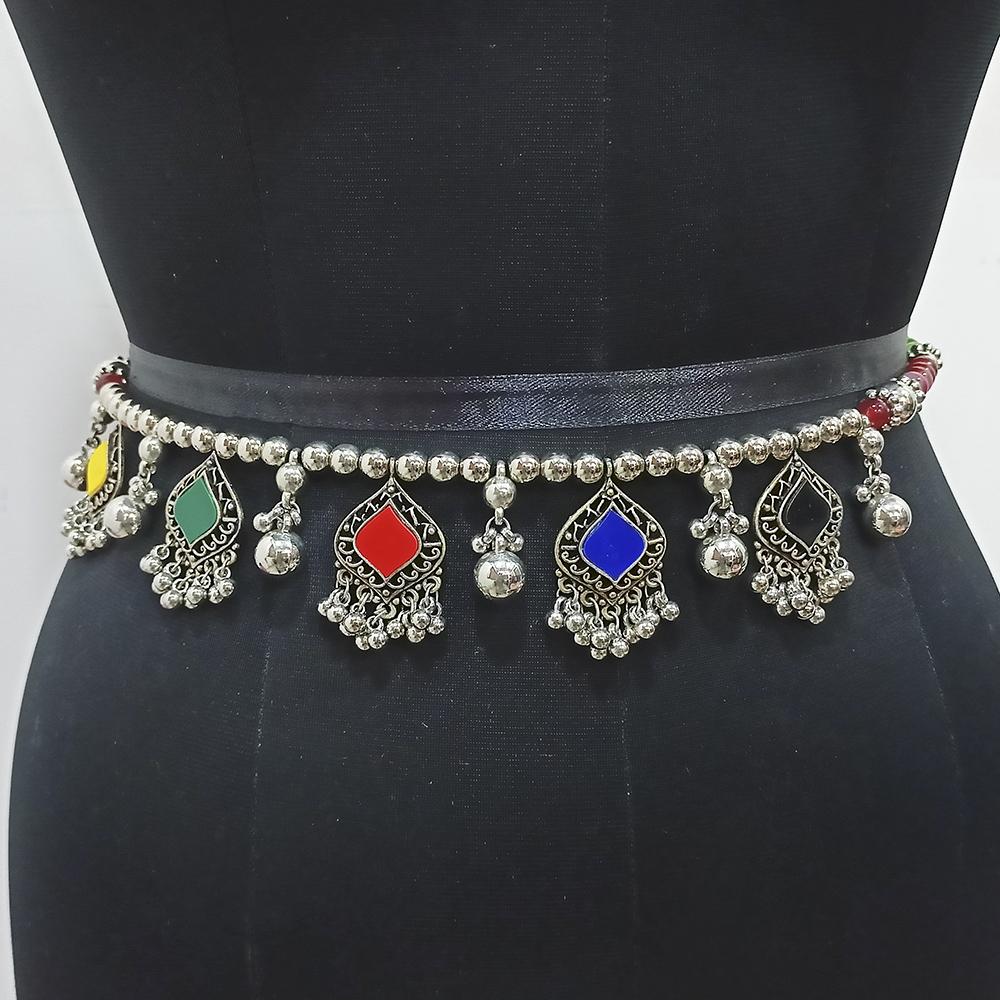 Jeweljunk Multi Color Oxidised Plated Navratri Special Kamarband -1506006