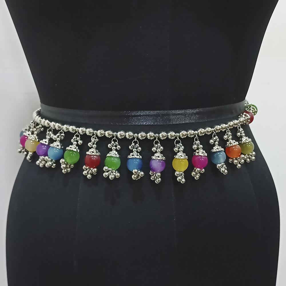 Jeweljunk Multi Color Oxidised Plated Navratri Special Kamarband -1506013
