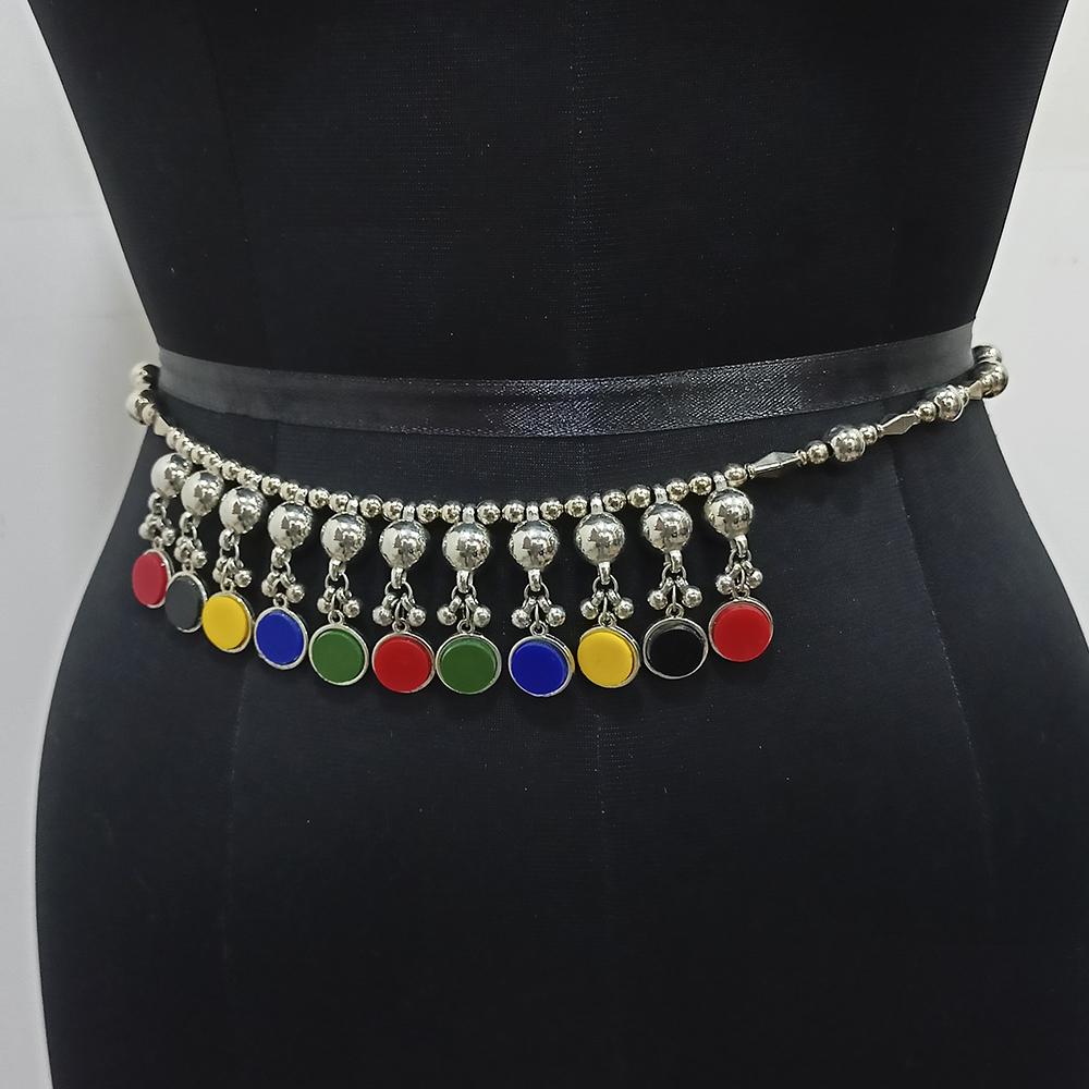 Jeweljunk Multi Color Oxidised Plated Navratri Special Kamarband -1506014