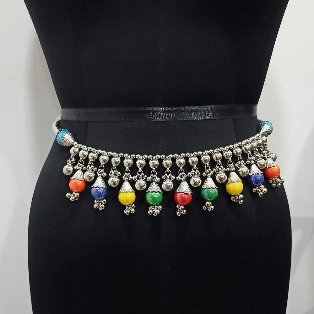 Jeweljunk Multi Color Oxidised Plated Kamarband
