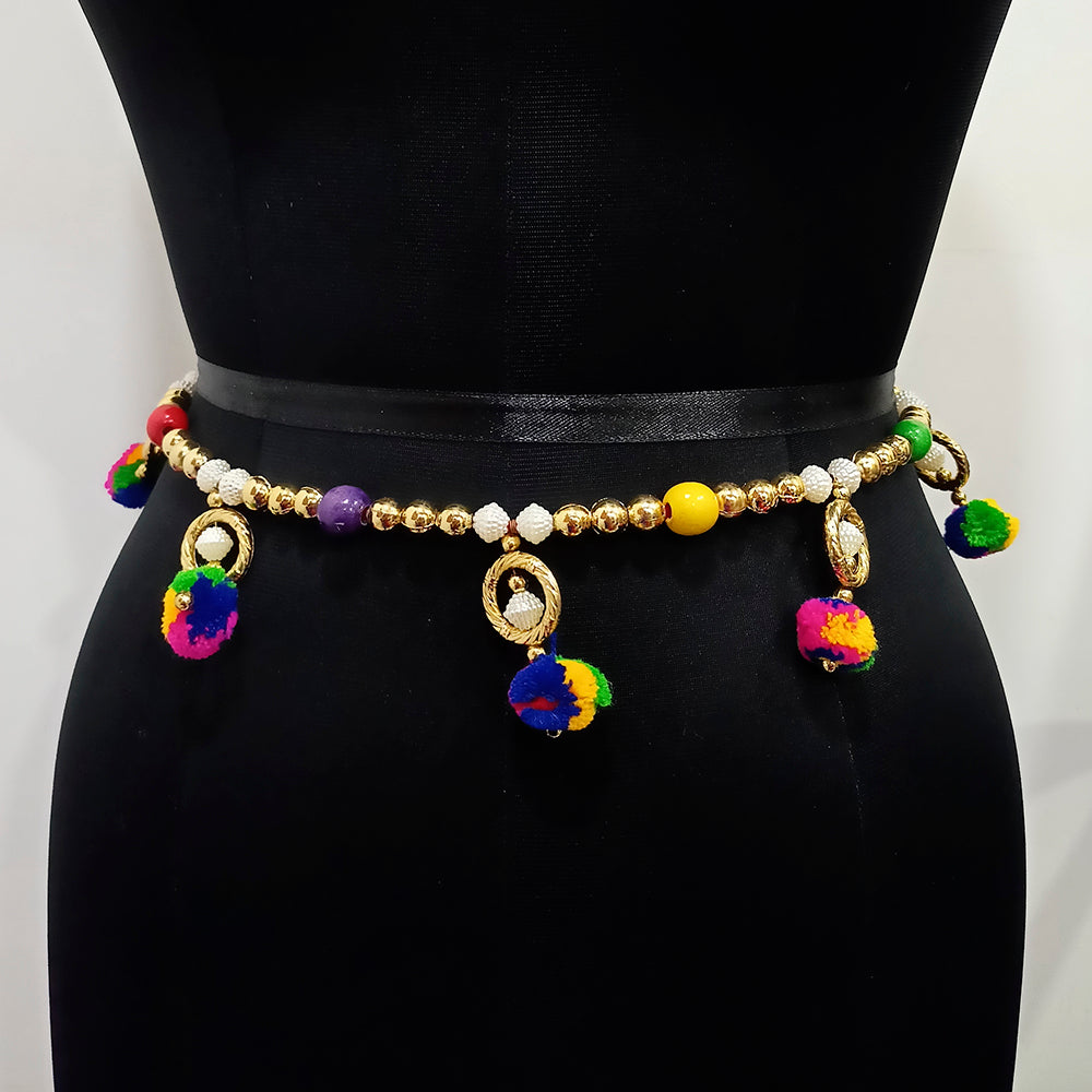 Jeweljunk Multi Color Oxidised Plated Kamarband