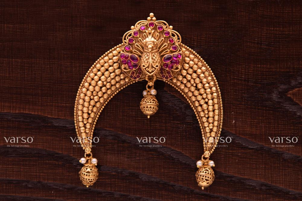 Varso Kempu Gold Antique Alloy Veni - 216003