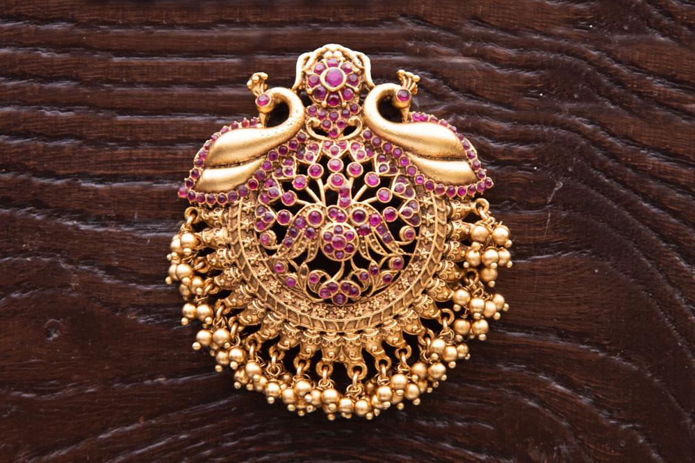 Varso Kempu Gold Antique Alloy Veni - 216008