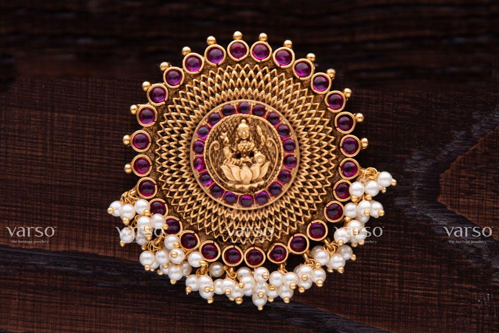 Varso Kempu Gold Antique Alloy Veni - 216009