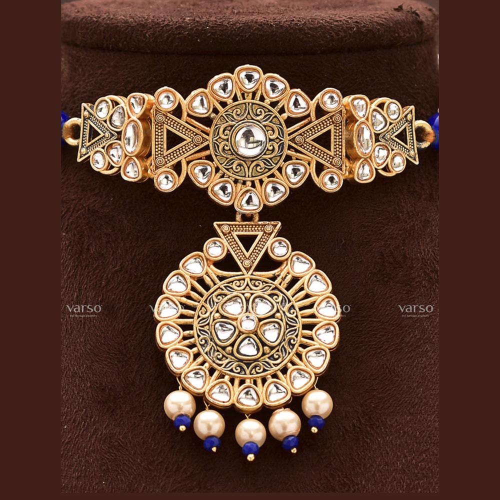 Varso Gorgeous Pearl Chocker with Beautiful Designs   -  2172