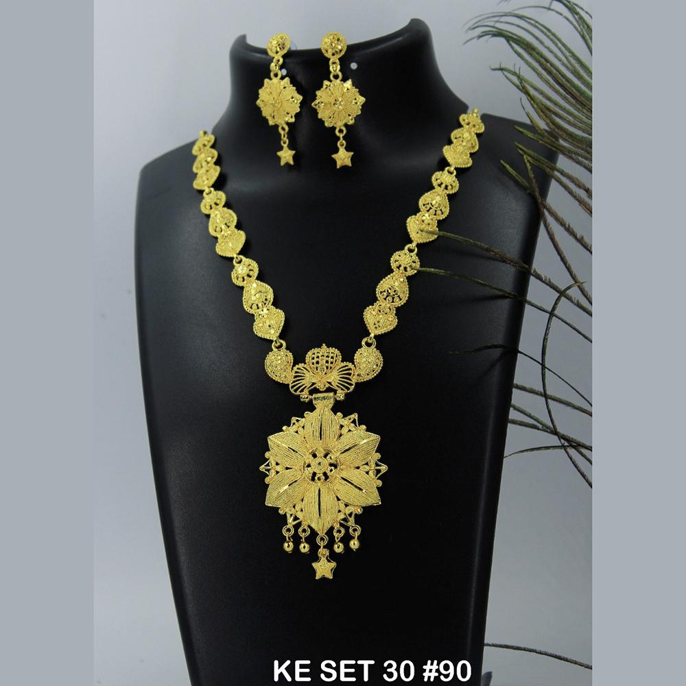 Mahavir Forming Gold Necklace Set - 36- KE- 30