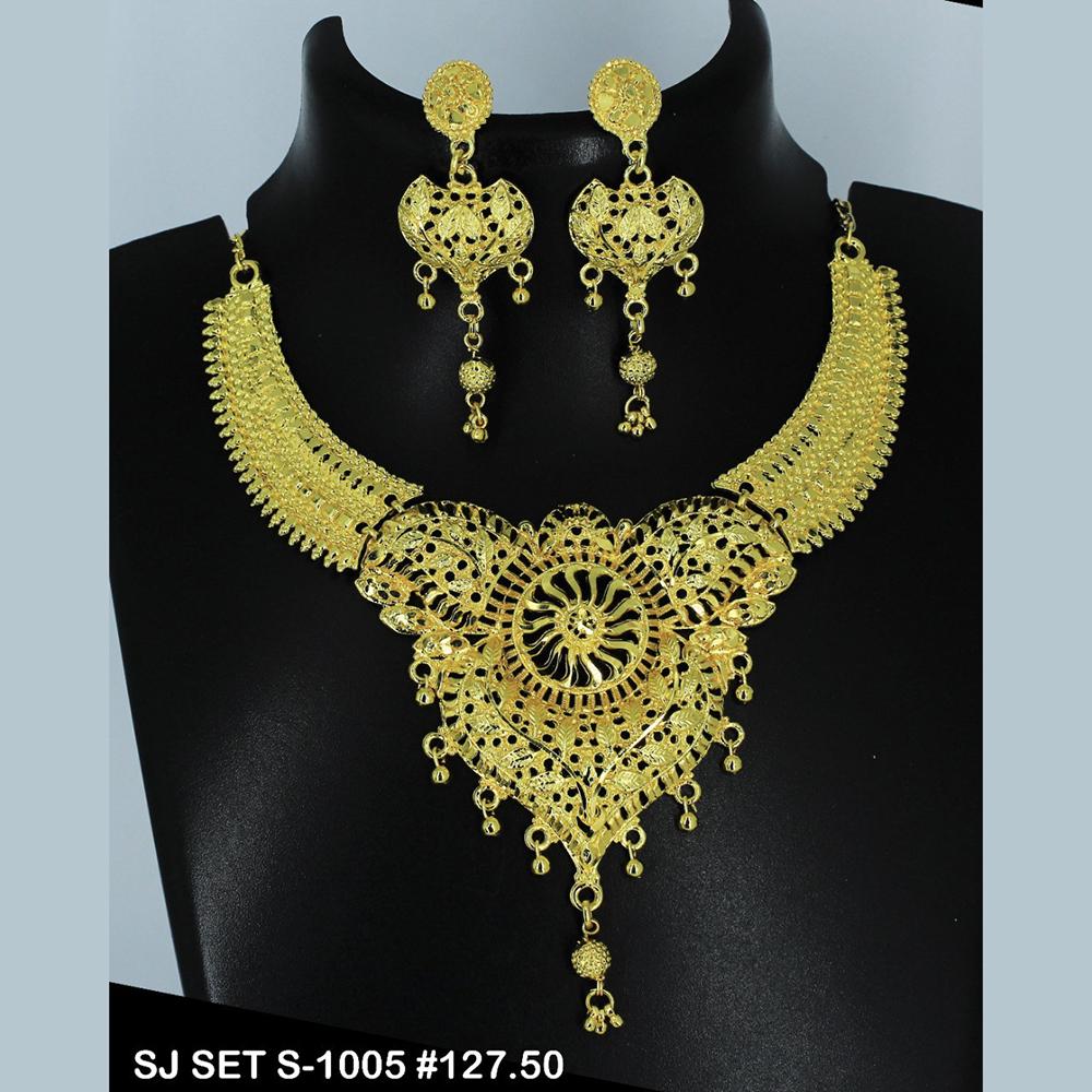 Mahavir Forming Gold Necklace Set 36- SJ- S-1005