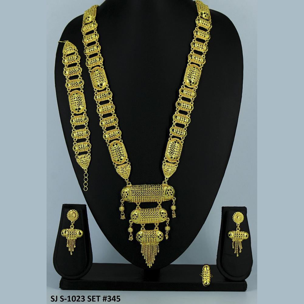 Mahavir Forming Gold Necklace Set - 36- SJ- S-1023