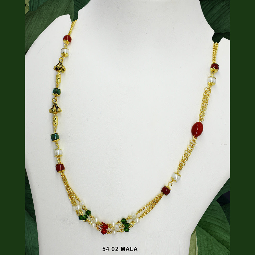 Mahavir Gold Plated Mala