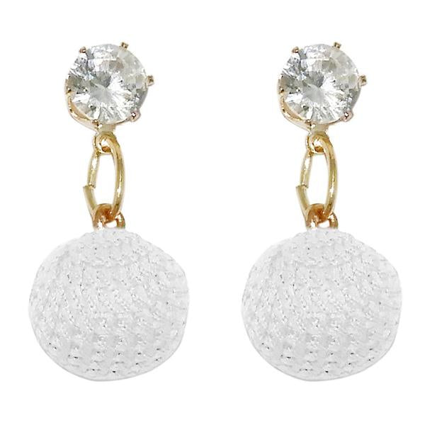 Urthn Austrian Stone Gold Plated Dangler Earring - 1310904D