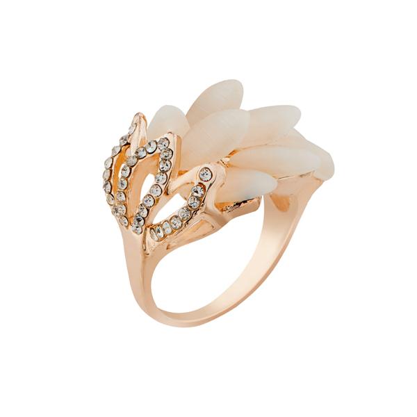 Urthn Rose Gold Plated Stone Ring - 1501825_18