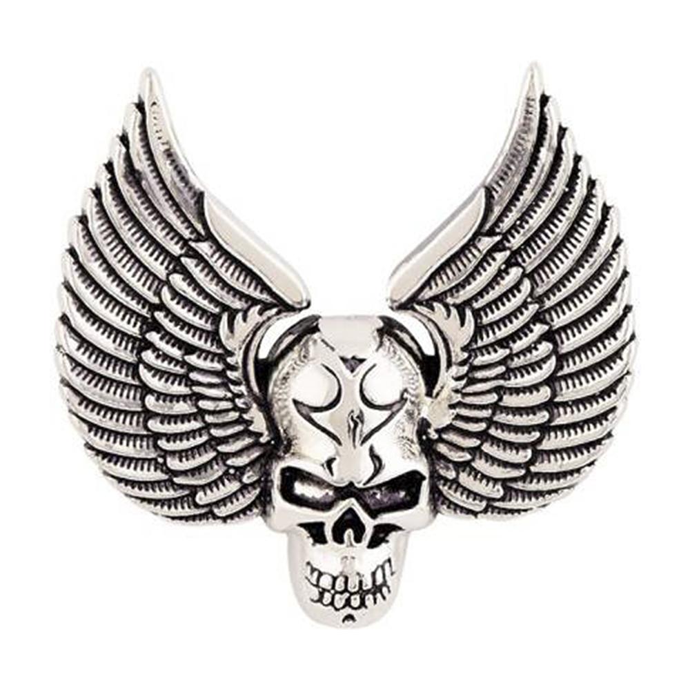 Skull indien broche badge pins en métal coulé