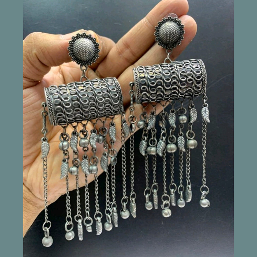 Blythediva Pack Of 3 Oxidised Dangler Earrings