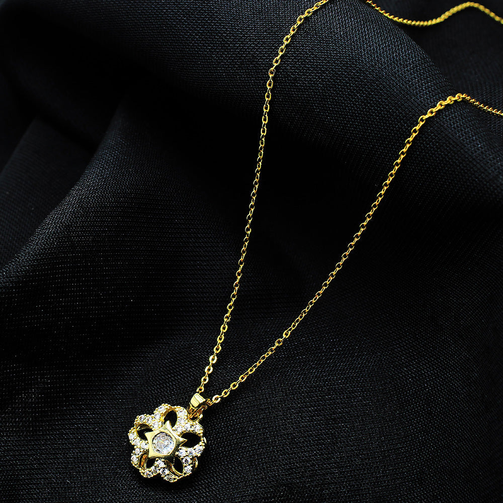 Mahavir Gold Plated Chain Pendant