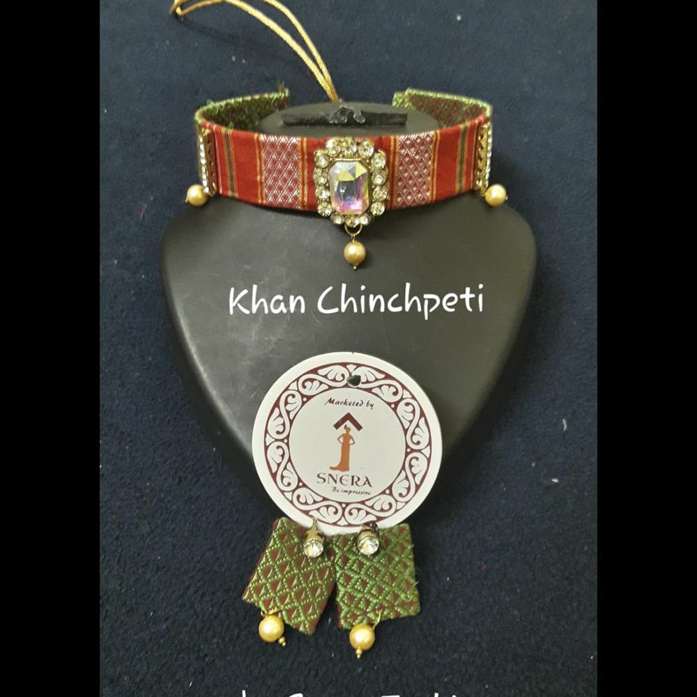 SNERA With Length Setting Dori and Dimond Pendant Handmade Jewellery - Chinchpeti