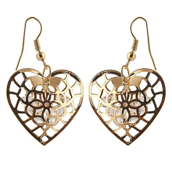 The99Jewel Gold Plated Austrian Stone Dangler Earring - 1306420