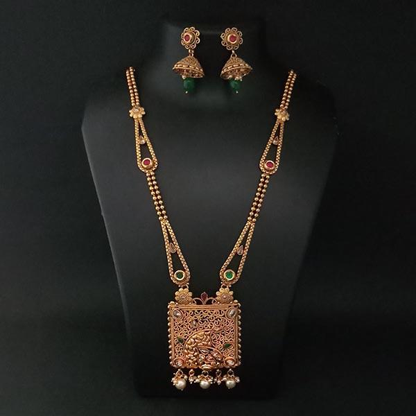 Real Creation AD Stone Copper Necklace Set - FBB0168B